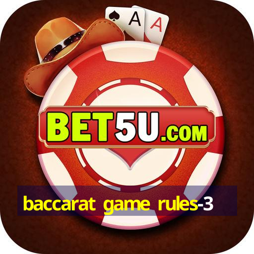 baccarat game rules